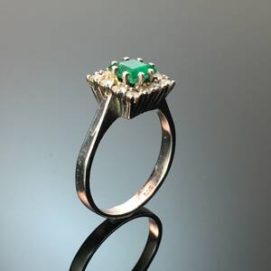 Ring mit Smaragd Doublette 