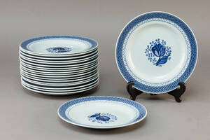 Kgl. Porcelæn  Aluminia. Tranquebar tallerkener 948 20