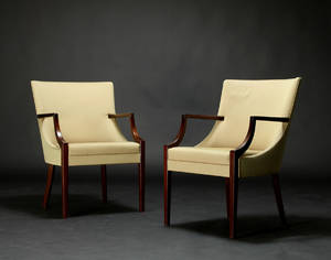 Frits Henningsen, tilskrevet. Par Armstole 2