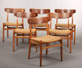 Hans J. Wegner stole, model CH 23 6