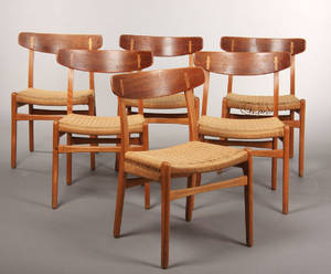 Hans J. Wegner stole, model CH 23 6