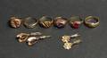 Samling vintagesmykker af 8 og 14 kt. guld