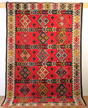 Tyrkisk gøshmen Kelim semiantik  276 x 172 cm