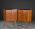 To kommoder af teak 2