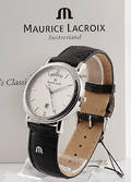 Maurice Lacroix. Les Classiques Day-Date Maurice Lacroix herrearmbåndsur af stål