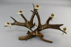 Renhornsljusstake