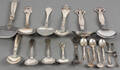 Samling sølv bestik bl.a Georg jensen 20