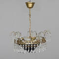 TAKLAMPA med prismor, 1900-tal.