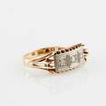 Ring 18 k guld briljanter