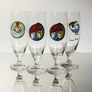 ÖLGLAS 4st, Ulrica Hydman-Vallien, Kosta Boda