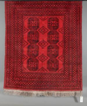 Afghan, orientalisk handknuten matta