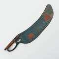 SKÄKTKNIV allmoge, 1833