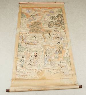 Bemålad textil Kina