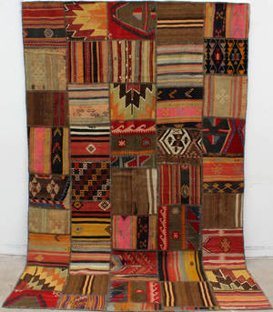 Matta, Handsydd patchwork, 300x193