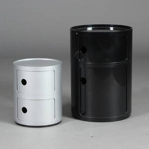 Anna Castelli Ferrieri for Kartell. Componibili. To borde 2