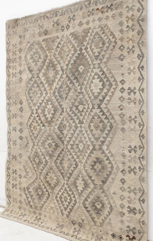 Matta, naturfärgad Kelim. 238 x 185