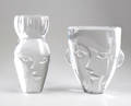 Orrefors. 2 st. glasskulpturer 2