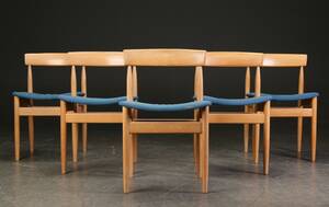 Farsö. Fem stole af egetræ 5