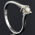 Solitaire ring ca. 0.43 ct.