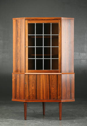  Hjørneskab af palisander, Dansk design 1960erne