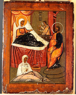 Russisk ikon. 1800-tallet