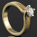Brillant ring ca. 1.10 ct.