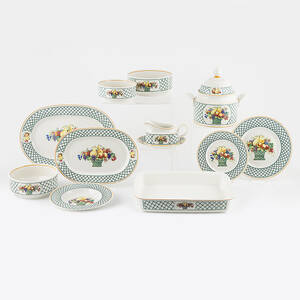 Matservis, 45 delar, porslin, Basket, Villeroy  Boch.