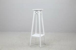 PIEDESTAL, vitmålad, 1900-tal