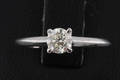 Diamond solitaire ring, approx. 0.50 ct. VVS