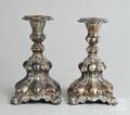 Ljusstakar, barockstil, silver