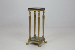 MARMORPIEDESTAL, bronserad