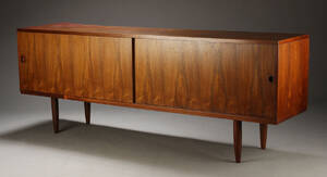 Dansk møbelproducent. Lav skænk, palisander