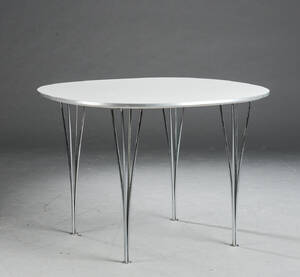Arne Jacobsen  Piet Hein. Supercirkulært spisebord