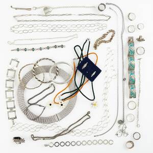Halsband ringar silver
