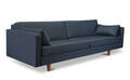 Norman og Quaine, Hudson, 3 pers. sofa, petroleum.