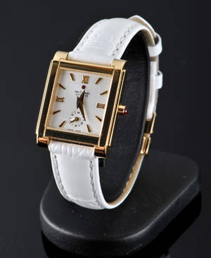 Les Cubeurs Geneve. Swiss Made dameur med safir model JSF 09