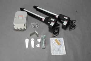 Automatisk dobbelt svingportåbner