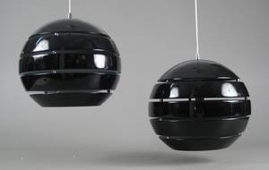 Manhattan pendler, sortlakeret aluminium 2