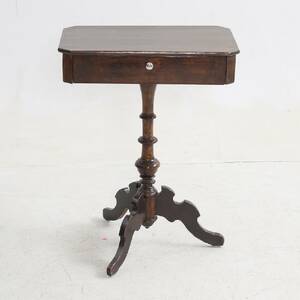 SYBORD svarvat pelarben, låda i sarg.