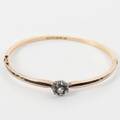 DIAMANTARMBAND 8st diamanter, 18k guld