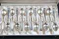 JACOB ÄNGMAN 1876-1942, kaffeskedar, 12 st, silver, Rosenholm, GAB, 155 g, 1900-talets andra hälft