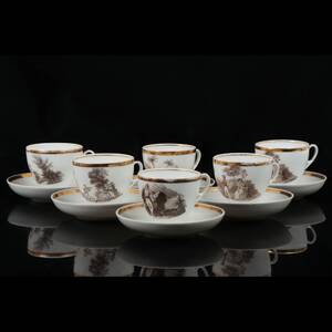 KAFFEKOPPAR, empire, 1800-talets första del