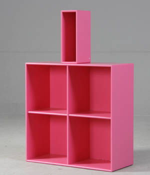 Peter J. Lassen f. 1930 . Montana moduler, pinkfarvet 2