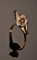 Brillant solitairering - ca. 0.90 ct.