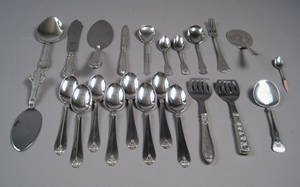 Samling diverse sølvbestik 23