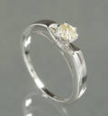 Solitairering 0,33 ct.