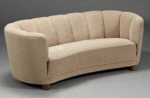 Dansk møbelproducent. Banansofa, 1940erne