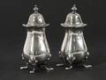 Saltkar ett par, silver, England