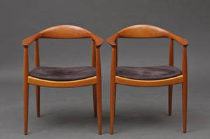 Hans J. Wegner 1914 - 2007. Par armstole The Chair, model JH-503