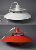 Poul Henningsen. PH-5 pendler - hvid og rød 2